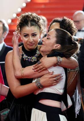 Emma Boumali, Mickaëlle Paty sister of Samuel Paty , Descente des marches du film Labandon lors du 79ème Festival International du Film de Cannes, le 13 mai 2026 Jacovides Moreau Bestimage People leaving the red carpet for Forsaken at the 79th Cannes International Film Festival on May 13, 2026 Cannes France  Copyright: xJACOVIDES-MOREAUx xBESTIMAGExJACOVIDES-MOREAUx xBESTIMAGEx