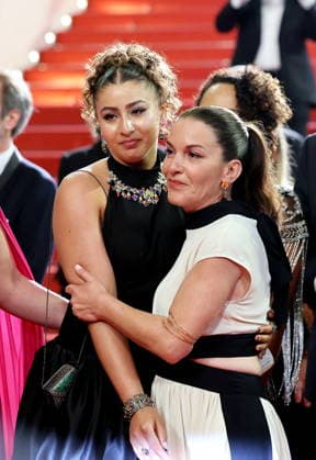 Emma Boumali, Mickaëlle Paty sister of Samuel Paty , Descente des marches du film Labandon lors du 79ème Festival International du Film de Cannes, le 13 mai 2026 Jacovides Moreau Bestimage People leaving the red carpet for Forsaken at the 79th Cannes International Film Festival on May 13, 2026 Cannes France  Copyright: xJACOVIDES-MOREAUx xBESTIMAGExJACOVIDES-MOREAUx xBESTIMAGEx