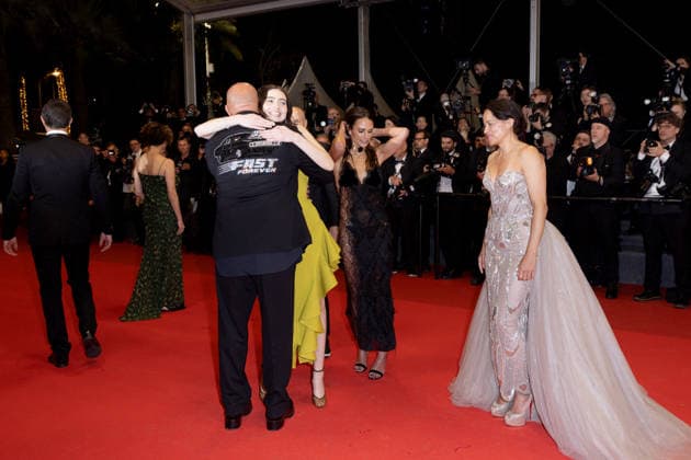 Meadow Walker, Vin Diesel, Neal H Moritz, Jordana Brewster, Michelle Rodriguez Montée des marches du film The Fast and the Furious lors du 79ème Festival International du Film de Cannes, le 13 mai 2026 Olivier Borde Bestimage Red carpet for The Fast and the Furious at the 79th Cannes International Film Festival on May 13, 2026 Cannes France  Copyright: xOLIVIERxBORDEx xBESTIMAGExOLIVIERxBORDEx xBESTIMAGEx