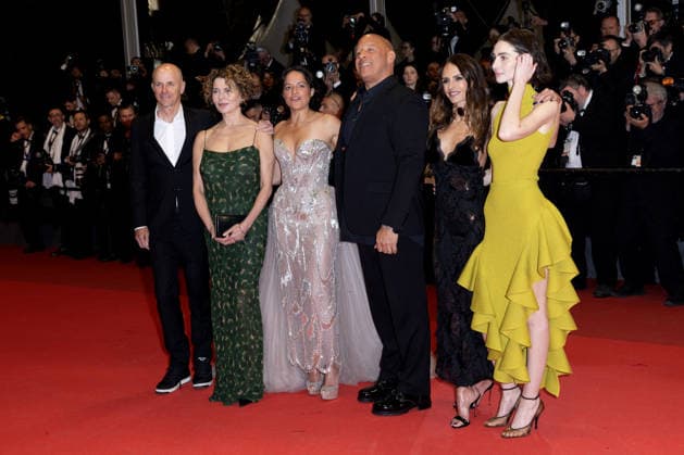 Neal H Moritz, Dame Donna Langley, Michelle Rodriguez, Vin Diesel, Jordana Brewster, Meadow Walker Montée des marches du film The Fast and the Furious lors du 79ème Festival International du Film de Cannes, le 13 mai 2026 Olivier Borde Bestimage Red carpet for The Fast and the Furious at the 79th Cannes International Film Festival on May 13, 2026 Cannes France  Copyright: xOLIVIERxBORDEx xBESTIMAGExOLIVIERxBORDEx xBESTIMAGEx