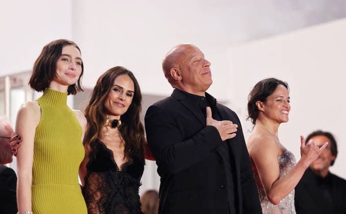 Meadow Walker, Jordana Brewster, Vin Diesel, Michelle Rodriguez Montée des marches du film The Fast and the Furious lors du 79ème Festival International du Film de Cannes, le 13 mai 2026 Jacovides Moreau Bestimage Red carpet for The Fast and the Furious at the 79th Cannes International Film Festival on May 13, 2026 Cannes France  Copyright: xJACOVIDES-MOREAUx xBESTIMAGExJACOVIDES-MOREAUx xBESTIMAGEx