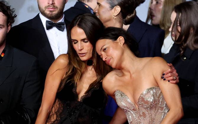 Jordana Brewster, Michelle Rodriguez Montée des marches du film The Fast and the Furious lors du 79ème Festival International du Film de Cannes, le 13 mai 2026 Jacovides Moreau Bestimage Red carpet for The Fast and the Furious at the 79th Cannes International Film Festival on May 13, 2026 Cannes France  Copyright: xJACOVIDES-MOREAUx xBESTIMAGExJACOVIDES-MOREAUx xBESTIMAGEx