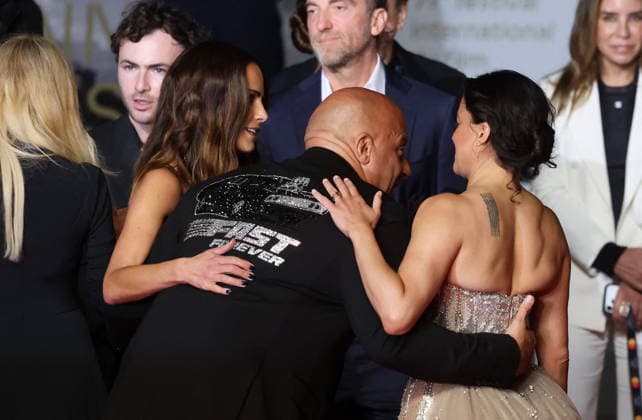 Jordana Brewster, Vin Diesel, Michelle Rodriguez Montée des marches du film The Fast and the Furious lors du 79ème Festival International du Film de Cannes, le 13 mai 2026 Jacovides Moreau Bestimage Red carpet for The Fast and the Furious at the 79th Cannes International Film Festival on May 13, 2026 Cannes France  Copyright: xJACOVIDES-MOREAUx xBESTIMAGExJACOVIDES-MOREAUx xBESTIMAGEx