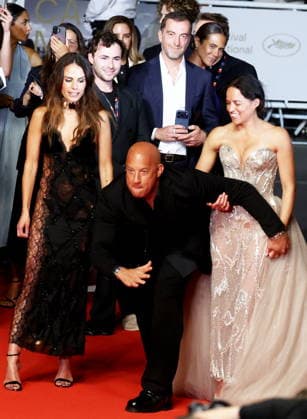 Jordana Brewster, Vin Diesel, Michelle Rodriguez Montée des marches du film The Fast and the Furious lors du 79ème Festival International du Film de Cannes, le 13 mai 2026 Jacovides Moreau Bestimage Red carpet for The Fast and the Furious at the 79th Cannes International Film Festival on May 13, 2026 Cannes France  Copyright: xJACOVIDES-MOREAUx xBESTIMAGExJACOVIDES-MOREAUx xBESTIMAGEx