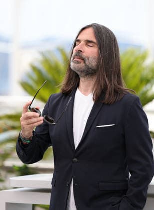 (260514) -- CANNES, May 14, 2026 -- Member of the Un Certain Regard Jury Khaled Mouzanar poses during a photocall at the 79th edition of the Cannes Film Festival in Cannes, southern France, on May 13, 2026. ) FRANCE-CANNES-FILM FESTIVAL-UN CERTAIN REGARD JURY WuxHuiwo 