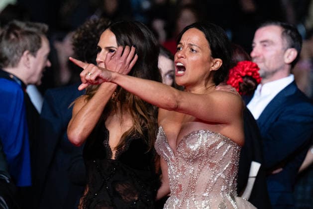 Cannes - The Fast And The Furious Screening LZ Jordana Brewster and Michelle Rodriguez attending the The Fast And The Furious screening during the 79th annual Cannes Film Festival at Palais des Festivals on May 13, 2026 in Cannes, France. Photo by Laurent Zabulon ABACAPRESS.COM  Copyright: xZabulonxLaurentx