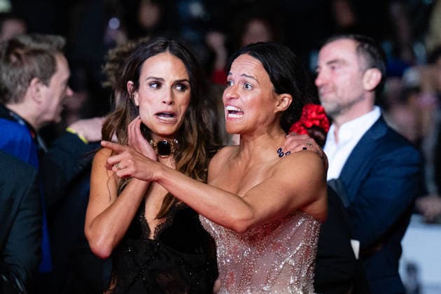 Cannes - The Fast And The Furious Screening LZ Jordana Brewster and Michelle Rodriguez attending the The Fast And The Furious screening during the 79th annual Cannes Film Festival at Palais des Festivals on May 13, 2026 in Cannes, France. Photo by Laurent Zabulon ABACAPRESS.COM  Copyright: xZabulonxLaurentx