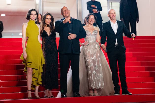 Cannes - The Fast And The Furious Screening LZ Meadow Walker, Jordana Brewster, Vin Diesel, Michelle Rodriguez, and Neal H. Moritz attending the The Fast And The Furious screening during the 79th annual Cannes Film Festival at Palais des Festivals on May 13, 2026 in Cannes, France. Photo by Laurent Zabulon ABACAPRESS.COM  Copyright: xZabulonxLaurentx