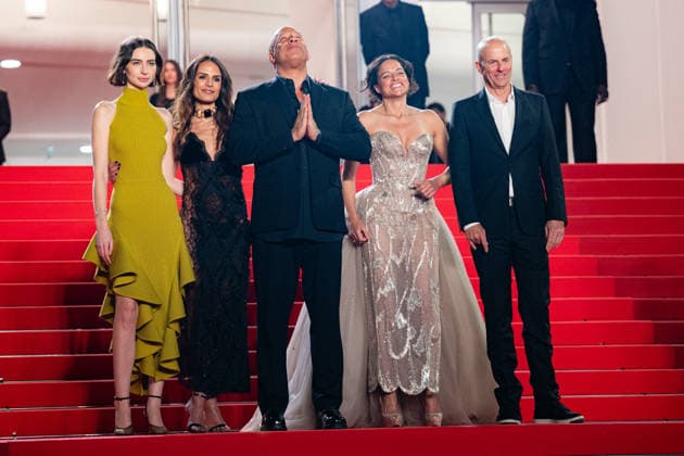 Cannes - The Fast And The Furious Screening LZ Meadow Walker, Jordana Brewster, Vin Diesel, Michelle Rodriguez, and Neal H. Moritz attending the The Fast And The Furious screening during the 79th annual Cannes Film Festival at Palais des Festivals on May 13, 2026 in Cannes, France. Photo by Laurent Zabulon ABACAPRESS.COM  Copyright: xZabulonxLaurentx