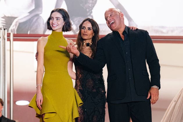 Cannes - The Fast And The Furious Screening LZ Meadow Walker, Jordana Brewster, Vin Diesel, Michelle Rodriguez attending the The Fast And The Furious screening during the 79th annual Cannes Film Festival at Palais des Festivals on May 13, 2026 in Cannes, France. Photo by Laurent Zabulon ABACAPRESS.COM  Copyright: xZabulonxLaurentx