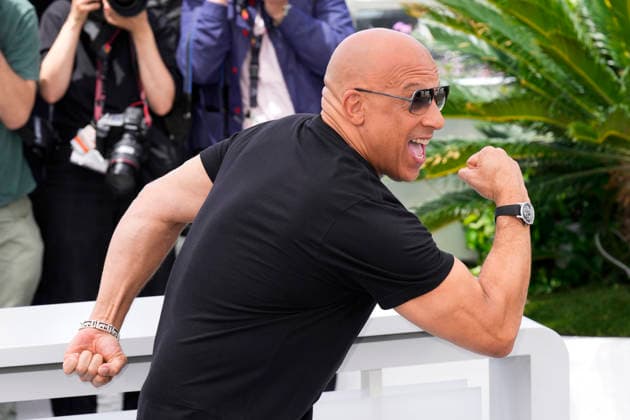 The Fast And The Furious Photocall - The 79th Annual Cannes Film Festival Vin Diesel poses during The Fast And The Furious photocall at the 79th annual Cannes Film Festival at Palais des Festivals on May 13, 2026 in Cannes, France. The Fast And The Furious Photocall - The 79th Annual Cannes Film Festival Cannes France Copyright: xDanielexCifalax xSOPAxImagesx _CIF6701
