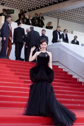CANNES, FRANCE - MAY 13: Actress Mabel Yuan Shanshan poses at the red carpet premiere of the La Vie D Une Femme (A Woman s Life) during the 79th Cannes Film Festival at Palais des Festivals on May 13, 2026 in Cannes, France.  Copyright: xVCGx 111641330215