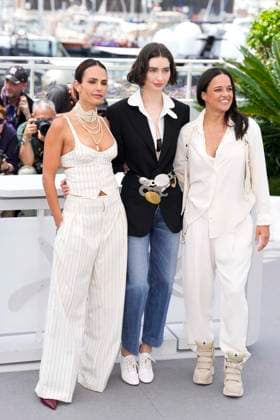 May 13, 2026, Cannes, France: Michelle Rodriguez, Vin Diesel and Jordana Brewster hug during The Fast And The Furious photocall at the 79th annual Cannes Film Festival at Palais des Festivals on May 13, 2026 in Cannes, France. The Fast And The Furious Photocall - The 79th Annual Cannes Film Festival Cannes France  - ZUMAs197 20260513_aaa_s197_257 Copyright: xDanielexCifalax