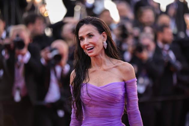 79th Cannes Film Festival - 13 May 2026 Demi Moore attends the red carpet of La Vie d une Femme at the 79th Cannes Film Festival in Cannes, France. Cannes France Copyright: xMarcoxBaradax xSOPAxImagesx RED CARPET LA VIE D_UNE FEMME-39