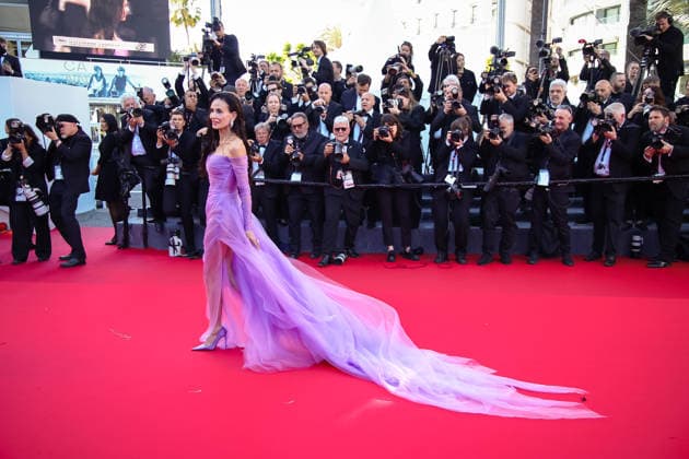 79th Cannes Film Festival - 13 May 2026 Demi Moore attends the red carpet of La Vie d une Femme at the 79th Cannes Film Festival in Cannes, France. Cannes France Copyright: xMarcoxBaradax xSOPAxImagesx RED CARPET LA VIE D_UNE FEMME-41