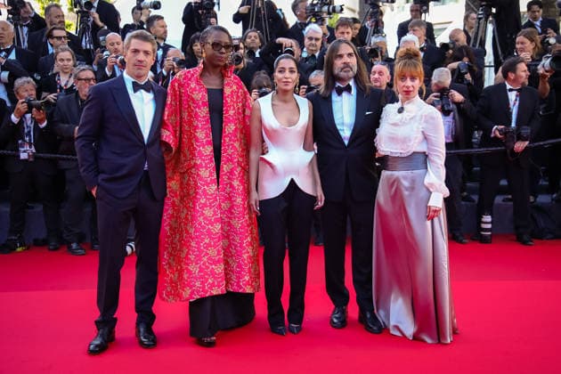 79th Cannes Film Festival - 13 May 2026 (L-R) Un Certain Regard Jury Members Thomas Cailley, Angele Diabang, Un Certain Regard Jury President Leïla Bekhti, Khaled Mouzanar and Laura Samani attend the red carpet of La Vie d une Femme at the 79th Cannes Film Festival in Cannes, France. Cannes France Copyright: xMarcoxBaradax xSOPAxImagesx RED CARPET LA VIE D_UNE FEMME-54