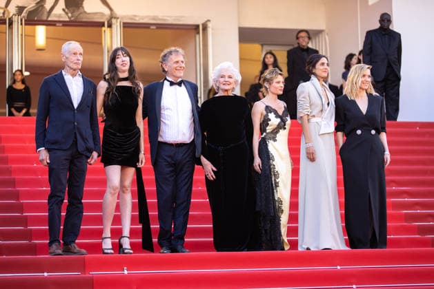 79th Cannes Film Festival - 13 May 2026 (L-R) Erri De Luca, Suzanne de Baecque, Charles Berling, Marie-Christine Barrault, Mélanie Thierry, Charline Bourgeois-Tacquet and Léa Drucker attend the red carpet of La Vie d une Femme at the 79th Cannes Film Festival in Cannes, France. Cannes France Copyright: xMarcoxBaradax xSOPAxImagesx RED CARPET LA VIE D_UNE FEMME-75