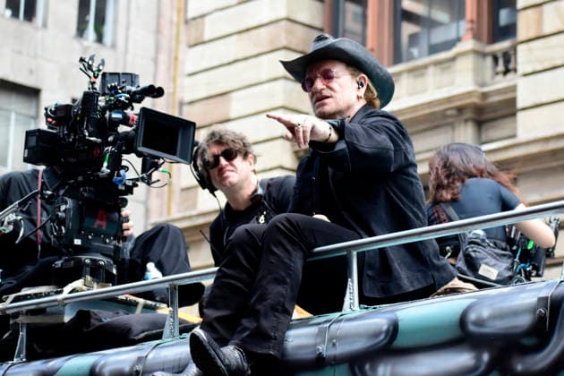 May 13, 2026, Mexico City, Ciudad de Mexico, Mexico: BONO lead of the Irish band U2, at the filming set for the upcoming music video Street of Dreams in downtown Mexico City . Mexico City Mexico - ZUMAe321 20260513_zea_e321_001 Copyright: xLuisxBarronx