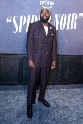 May 13, 2026, Bronx, New York, USA: New York, NY, USA, May 13, 2026: Abraham Popoola attends world premiere of Amazon Prime Video s Spider Noir at Regal Times Square. Bronx USA - ZUMAr339 20260513_znp_r339_047 Copyright: xLevxRadinx