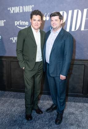 May 13, 2026, Bronx, New York, USA: New York, NY, USA, May 13, 2026: Phil Lord and Chris Miller attend world premiere of Amazon Prime Video s Spider Noir at Regal Times Square. Bronx USA - ZUMAr339 20260513_znp_r339_074 Copyright: xLevxRadinx
