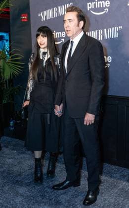 May 13, 2026, Bronx, New York, USA: New York, NY, USA, May 13, 2026: Riko Shibata and Nicolas Cage attend world premiere of Amazon Prime Video s Spider Noir at Regal Times Square. Bronx USA - ZUMAr339 20260513_znp_r339_075 Copyright: xLevxRadinx