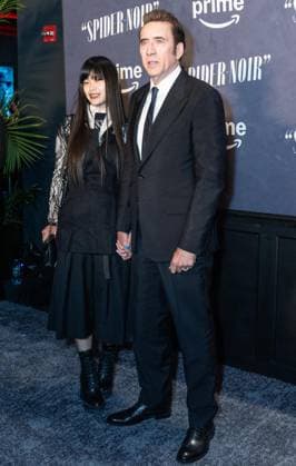 May 13, 2026, Bronx, New York, USA: New York, NY, USA, May 13, 2026: Riko Shibata and Nicolas Cage attend world premiere of Amazon Prime Video s Spider Noir at Regal Times Square. Bronx USA - ZUMAr339 20260513_znp_r339_076 Copyright: xLevxRadinx