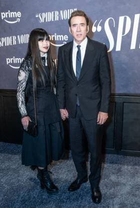 May 13, 2026, Bronx, New York, USA: New York, NY, USA, May 13, 2026: Riko Shibata and Nicolas Cage attend world premiere of Amazon Prime Video s Spider Noir at Regal Times Square. Bronx USA - ZUMAr339 20260513_znp_r339_078 Copyright: xLevxRadinx