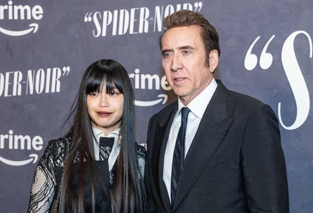 May 13, 2026, Bronx, New York, USA: New York, NY, USA, May 13, 2026: Riko Shibata and Nicolas Cage attend world premiere of Amazon Prime Video s Spider Noir at Regal Times Square. Bronx USA - ZUMAr339 20260513_znp_r339_080 Copyright: xLevxRadinx