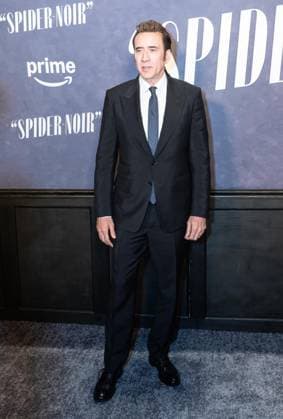 May 13, 2026, Bronx, New York, USA: New York, NY, USA, May 13, 2026: Nicolas Cage attends world premiere of Amazon Prime Video s Spider Noir at Regal Times Square. Bronx USA - ZUMAr339 20260513_znp_r339_093 Copyright: xLevxRadinx