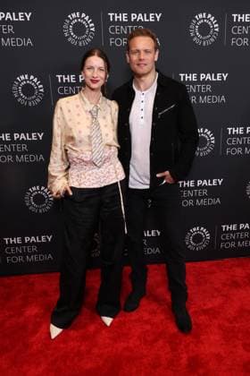Los Angeles CA May 13: Caitriona Balfe & Sam Heughan at the special Paley Live program honoring Outlander ahead of it s season finale at the Dolby Theatre on May 13, 2026 Credit: USA - ZUMAa123 20260513_zaa_a123_007 Copyright: xAdMediax