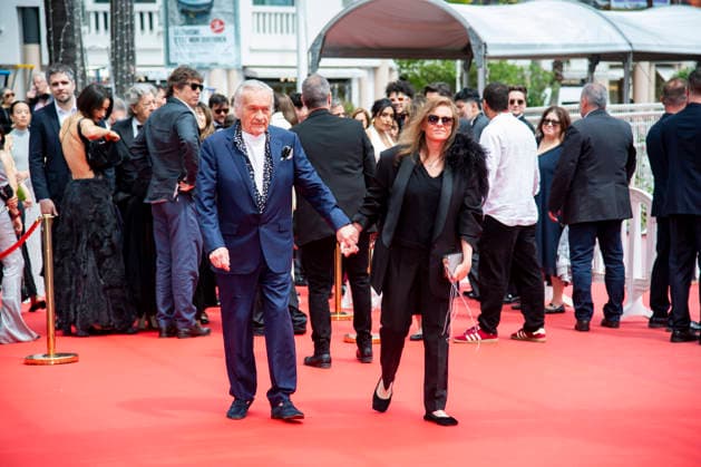 79th Cannes Film Festival Red Carpet of the movie -Nagi Notes- Palais des Festivals - Cannes, France Jerzy Skolimowski;Ewa Piaskowska 79th Cannes Film Festival Red Carpet of the movie -Nagi Notes- Palais des Festivals - Cannes, France 13th May 2026 SGPItalia id 134688_017 *Not Exclusive  Copyright: xSGPx
