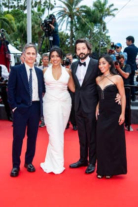 79th Cannes Film Festival Red Carpet of the movie -Nagi Notes- Palais des Festivals - Cannes, France Gael Garcia Bernal;Adriana Paz;Diego Luna;Anna Diaz 79th Cannes Film Festival Red Carpet of the movie -Nagi Notes- Palais des Festivals - Cannes, France 13th May 2026 SGPItalia id 134688_017 *Not Exclusive  Copyright: xSGPx
