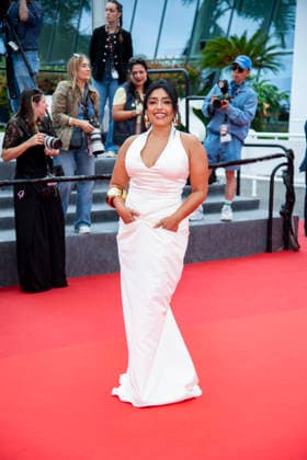 79th Cannes Film Festival Red Carpet of the movie -Nagi Notes- Palais des Festivals - Cannes, France Adriana Paz 79th Cannes Film Festival Red Carpet of the movie -Nagi Notes- Palais des Festivals - Cannes, France 13th May 2026 SGPItalia id 134688_017 *Not Exclusive  Copyright: xSGPx