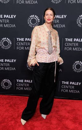May 13, 2026, Hollywood, California, USA: Caitriona Balfe on the red carpet of Outlander: A Celebration on Wednesday, May 13, 2026 at the Dolby Theater in Hollywood, California. JAVIER ROJAS PI Hollywood USA - ZUMAp124 20260513_zaa_p124_031 Copyright: xJavierxRojasx