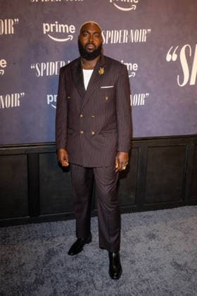 May 13, 2026, New York, United States: Abraham Popoola attends Prime Video s Spider-Noir world premiere at Regal Times Square on May 13, 2026 in New York City. New York United States - ZUMAs197 20260513_aaa_s197_578 Copyright: xRonxAdarx