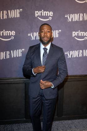 May 13, 2026, New York, United States: Lamorne Morris attends Prime Video s Spider-Noir world premiere at Regal Times Square on May 13, 2026 in New York City. New York United States - ZUMAs197 20260513_aaa_s197_587 Copyright: xRonxAdarx