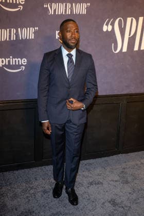 May 13, 2026, New York, United States: Lamorne Morris attends Prime Video s Spider-Noir world premiere at Regal Times Square on May 13, 2026 in New York City. New York United States - ZUMAs197 20260513_aaa_s197_603 Copyright: xRonxAdarx