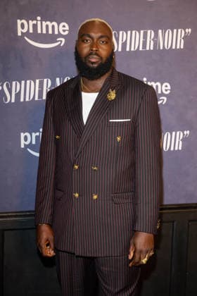 May 13, 2026, New York, United States: Abraham Popoola attends Prime Video s Spider-Noir world premiere at Regal Times Square on May 13, 2026 in New York City. New York United States - ZUMAs197 20260513_aaa_s197_604 Copyright: xRonxAdarx