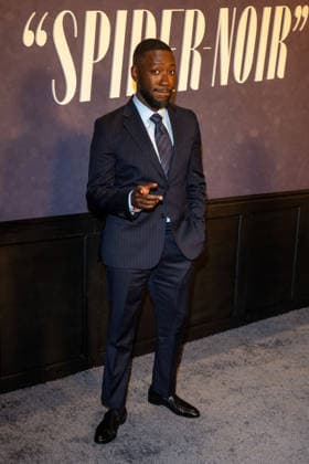 May 13, 2026, New York, United States: Lamorne Morris attends Prime Video s Spider-Noir world premiere at Regal Times Square on May 13, 2026 in New York City. New York United States - ZUMAs197 20260513_aaa_s197_609 Copyright: xRonxAdarx