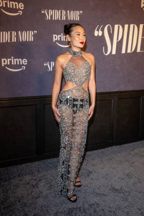 May 13, 2026, New York, United States: Li Jun Li attends Prime Video s Spider-Noir world premiere at Regal Times Square on May 13, 2026 in New York City. New York United States - ZUMAs197 20260513_aaa_s197_618 Copyright: xRonxAdarx