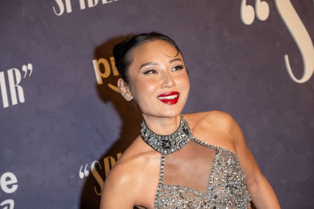 May 13, 2026, New York, United States: Li Jun Li attends Prime Video s Spider-Noir world premiere at Regal Times Square on May 13, 2026 in New York City. New York United States - ZUMAs197 20260513_aaa_s197_619 Copyright: xRonxAdarx