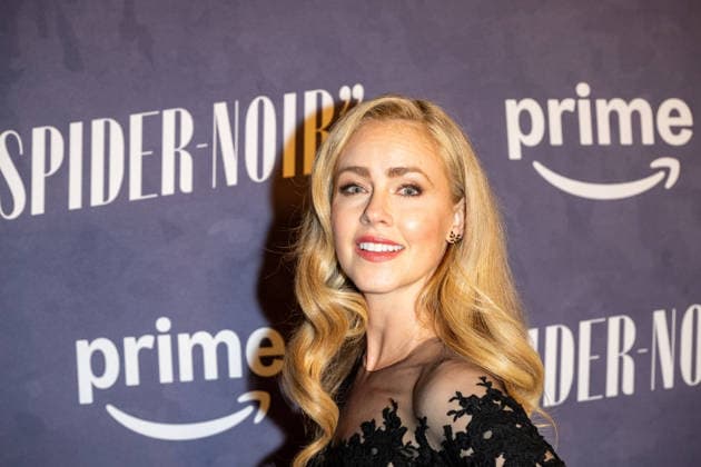 May 13, 2026, New York, United States: Amanda Schull attends Prime Video s Spider-Noir world premiere at Regal Times Square on May 13, 2026 in New York City. New York United States - ZUMAs197 20260513_aaa_s197_627 Copyright: xRonxAdarx