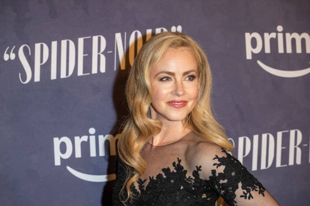 May 13, 2026, New York, United States: Amanda Schull attends Prime Video s Spider-Noir world premiere at Regal Times Square on May 13, 2026 in New York City. New York United States - ZUMAs197 20260513_aaa_s197_631 Copyright: xRonxAdarx