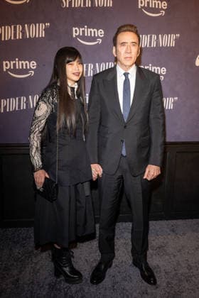 May 13, 2026, New York, United States: (L-R) Riko Shibata and Nicolas Cage attend Prime Video s Spider-Noir world premiere at Regal Times Square on May 13, 2026 in New York City. New York United States - ZUMAs197 20260513_aaa_s197_632 Copyright: xRonxAdarx