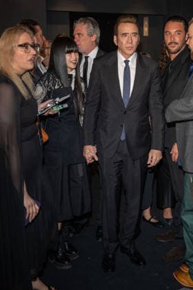 May 13, 2026, New York, United States: (L-R) Riko Shibata and Nicolas Cage attend Prime Video s Spider-Noir world premiere at Regal Times Square on May 13, 2026 in New York City. New York United States - ZUMAs197 20260513_aaa_s197_639 Copyright: xRonxAdarx