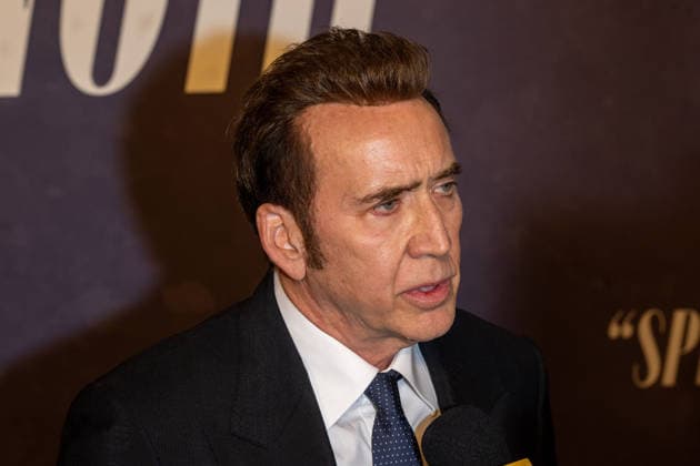 May 13, 2026, New York, United States: Nicolas Cage attends Prime Video s Spider-Noir world premiere at Regal Times Square on May 13, 2026 in New York City. New York United States - ZUMAs197 20260513_aaa_s197_661 Copyright: xRonxAdarx