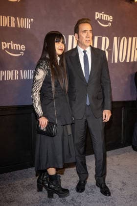 May 13, 2026, New York, United States: (L-R) Riko Shibata and Nicolas Cage attend Prime Video s Spider-Noir world premiere at Regal Times Square on May 13, 2026 in New York City. New York United States - ZUMAs197 20260513_aaa_s197_670 Copyright: xRonxAdarx