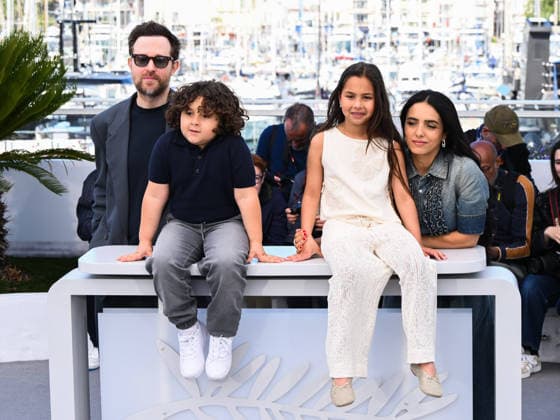 IPA84671808 - Cannes, 79th Cannes Film Festival 2026, day 2 - photocall of Quelques Mots D Amour - Pictured: Rudi Rosenberg, AÃ¯dan Djouadi, Ella Bedoucha and Hafsia Herzi  Copyright: xAlbertoxTerenghix xPoolxPhotoxEventsx07x 84671808