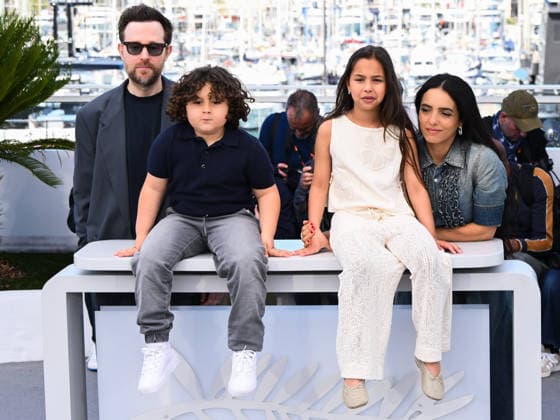 IPA84671815 - Cannes, 79th Cannes Film Festival 2026, day 2 - photocall of Quelques Mots D Amour - Pictured: Rudi Rosenberg, AÃ¯dan Djouadi, Ella Bedoucha and Hafsia Herzi  Copyright: xAlbertoxTerenghix xPoolxPhotoxEventsx07x 84671815
