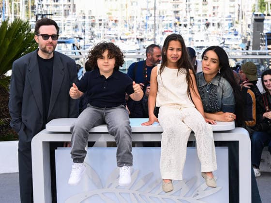 IPA84671817 - Cannes, 79th Cannes Film Festival 2026, day 2 - photocall of Quelques Mots D Amour - Pictured: Rudi Rosenberg, AÃ¯dan Djouadi, Ella Bedoucha and Hafsia Herzi  Copyright: xAlbertoxTerenghix xPoolxPhotoxEventsx07x 84671817